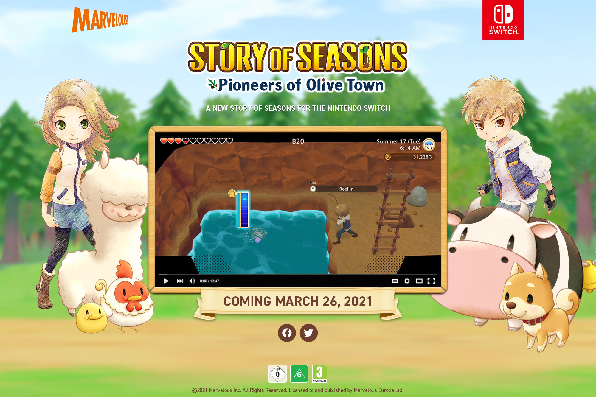 Jogo Story Of Seasons: Pioneers Of Olive Town